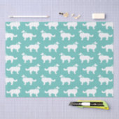 Papier Mousseline Bordure Collie Chien Chien Chien Puppy (Artisanat)