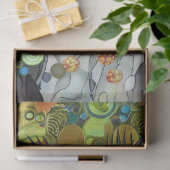 Papier Mousseline Bordure Collie Vivid Peinture Découpage (Cadeau)