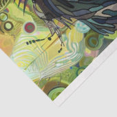 Papier Mousseline Bordure Collie Vivid Peinture Découpage (Détail)