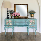 Papier Mousseline Bordure de découpage Turquoise de papillon rose de