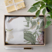 Papier Mousseline Bordure du Fleur sauvage botanique avec découpage (Cadeau)