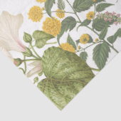 Papier Mousseline Bordure du Fleur sauvage botanique avec découpage (Détail)