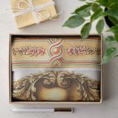 Papier Mousseline Bordures ordonnées papier de tissu de découpage (Cadeau)