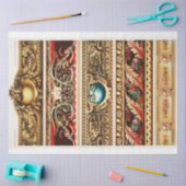 Papier Mousseline Bordures ordonnées papier de tissu de découpage (Artisanat)