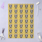 Papier Mousseline Boston Terrier (Artisanat)