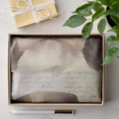 Papier Mousseline Boston Terrier avec Casquette Vintage (Cadeau)