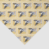 Papier Mousseline Boston Terrier Painting - Cute Original Dog Art (Détail)