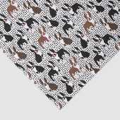 Papier Mousseline Boston Terriers Cute Puppy Dog Pattern (Détail)