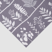 Papier Mousseline Botanic Rhythm Botanical Silhouettes Mute Lavender (Détail)