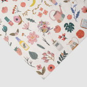 Papier Mousseline Botanique Bio Beauté Nature Motif (Détail)