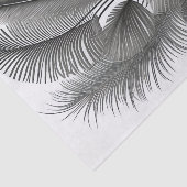 Papier Mousseline Botanique Blanc Noir Tirage Petit (Détail)