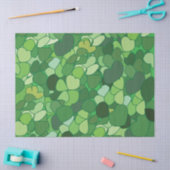 Papier Mousseline Botanique Feuille Verte (Artisanat)