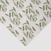Papier Mousseline Botanique moderne Motif emballage papier de tissus (Détail)