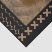 Papier Mousseline Botte de Cheval Cowboy Casquette (Détail)