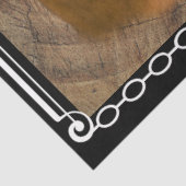 Papier Mousseline Botte de cowboy du cheval occidental Casquette rou (Détail)