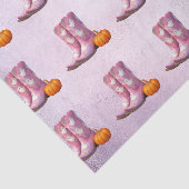 Papier Mousseline Bottes de cow-boy fantôme d'Halloween Ouest (Détail)