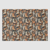 Papier Mousseline Bottes Et Cactus (Recto)