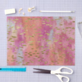 Papier Mousseline Bouches d'or avec papier découpage couleur rose (Artisanat)