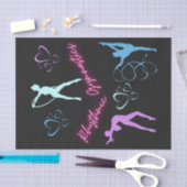 Papier Mousseline Boucle de gymnastique rythmique, ruban et balle (Artisanat)