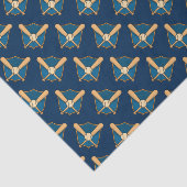 Papier Mousseline Bouclier de baseball (Détail)