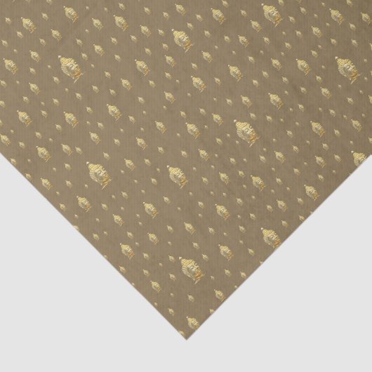 Papier Mousseline bouddha doré (Détail)
