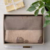 Papier Mousseline bouddha en papier d'emballage marsala (Cadeau)