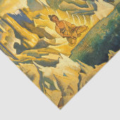 Papier Mousseline Bouddha le gagnant (art bouddhiste) (par Roerich) (Détail)