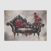 Papier Mousseline Boudoir Chaise | Canapé-lit victorien d'évanouisse (Recto)