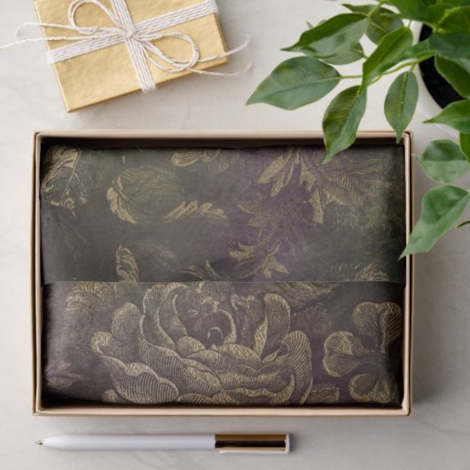 Papier Mousseline Boudoir Sombre (Cadeau)
