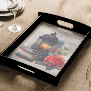 Papier Mousseline Boudoir victorien   Antique Spellbooks et Lanterne