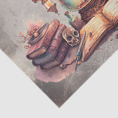 Papier Mousseline Boudoir victorien | Bureau d'antiquités avec boule (Détail)