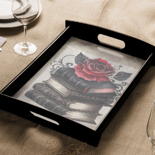 Papier Mousseline Boudoir victorien Livres d'antiquités avec Rose