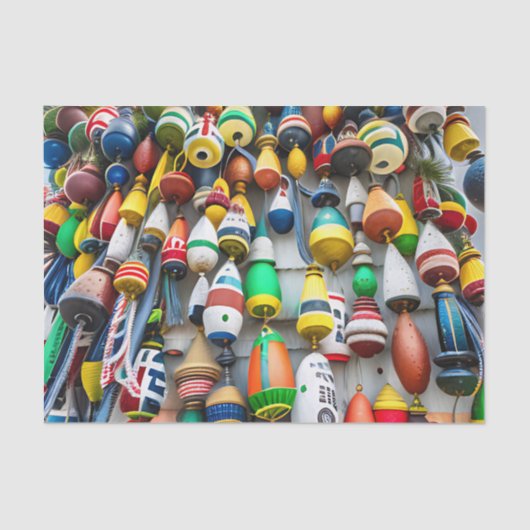 Papier Mousseline Bouées de bateaux (Recto)