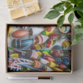 Papier Mousseline Bouées de bateaux (Cadeau)