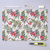 Papier Mousseline Boughs de Festive de Holly (Artisanat)