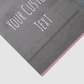 Papier Mousseline Bougie faite sur commande de message (Détail)