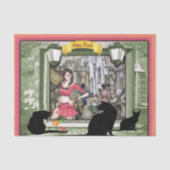 Papier Mousseline Bougie sans flammes (Recto)