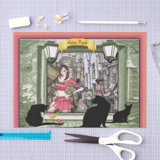 Papier Mousseline Bougie sans flammes (Artisanat)