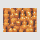 Papier Mousseline Bougies désirées papier de tissus (Recto)