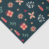 Papier Mousseline Bougies et ornements de vacances sur Arrière - pla (Détail)