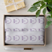 Papier Mousseline Bougies violettes (Cadeau)