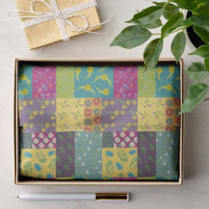 Papier Mousseline Bouho Maximaliste Patchwork Quilt Joli Floral