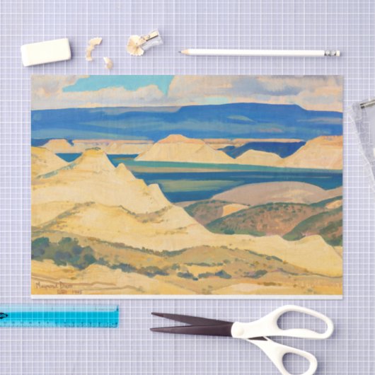 Papier Mousseline Boulder Valley par Maynard Dixon (Artisanat)