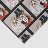 Papier Mousseline Bouledogue     (Détail)