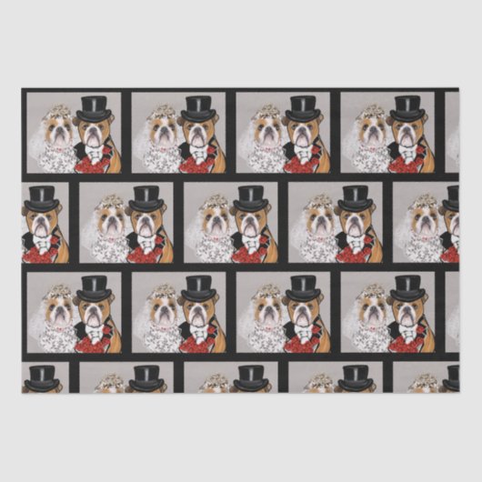 Papier Mousseline Bouledogue     (Recto)