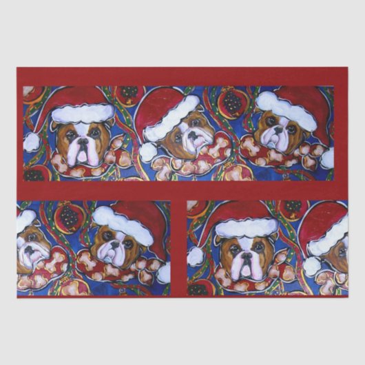 Papier Mousseline Bouledogue (Recto)