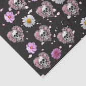 Papier Mousseline Boules de coeur de sucre florales Découpage (Détail)