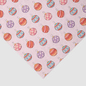 Papier Mousseline Boules de Noël (Détail)