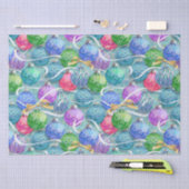 Papier Mousseline Boules de Noël festives (Artisanat)