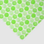 Papier Mousseline Boules de Pickleball - Boules de Pickleball Vert s (Détail)